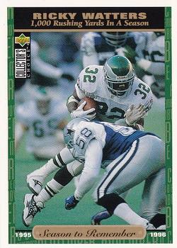 Ricky Watters Philadelphia Eagles 1996 Upper Deck Collector's Choice NFL Season to Remember #71